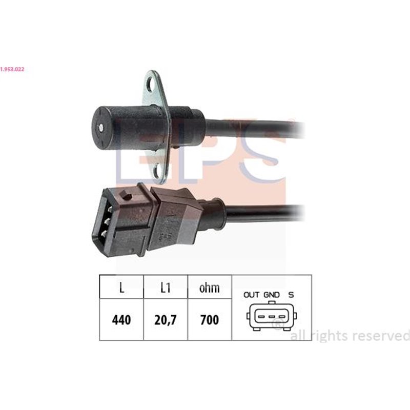 Senzor impulsuri, arbore cotit - EPS-1-953-022