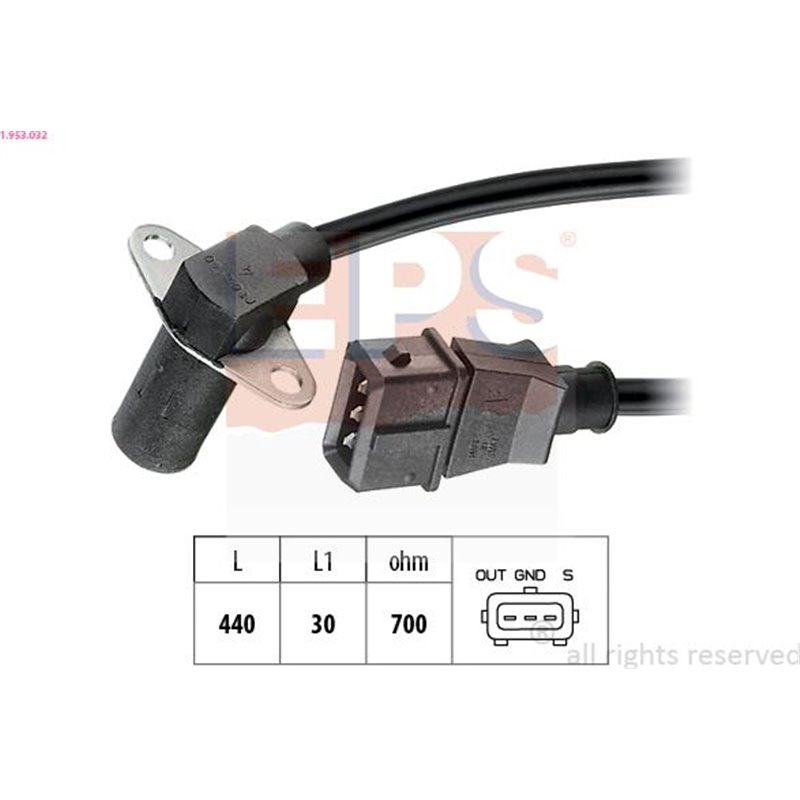 Senzor impulsuri, arbore cotit - EPS-1-953-032