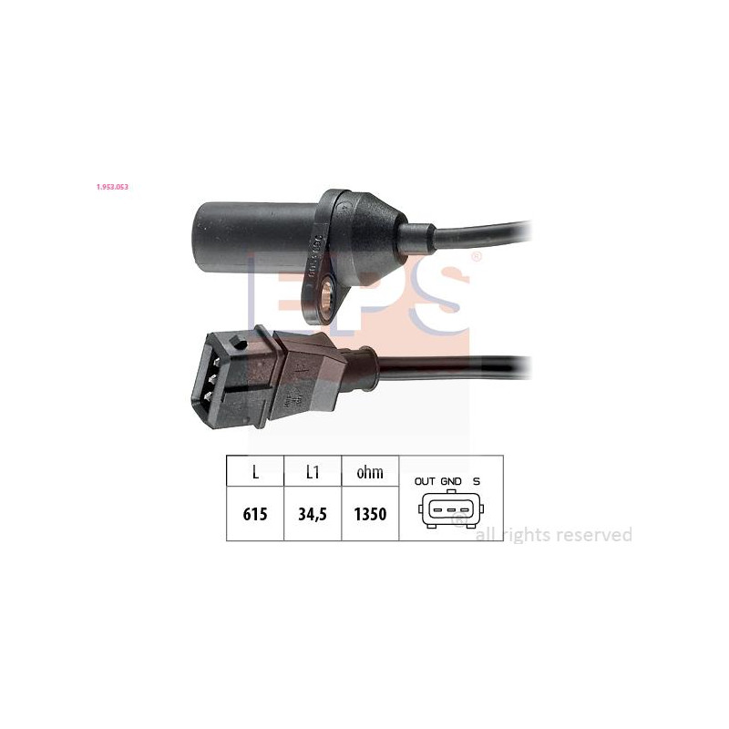 Senzor impulsuri, arbore cotit - EPS-1-953-053