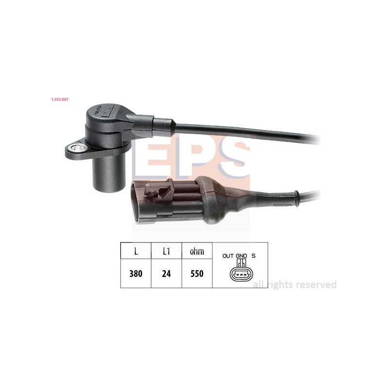 Senzor impulsuri, arbore cotit - EPS-1-953-097