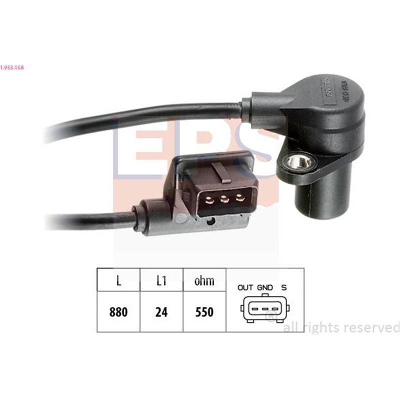 Senzor impulsuri, arbore cotit - EPS-1-953-158