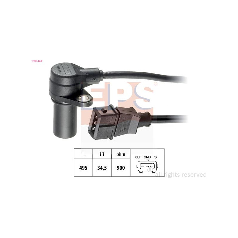 Senzor impulsuri, arbore cotit - EPS-1-953-160