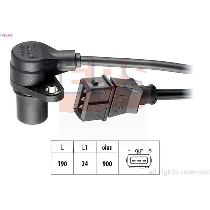 Senzor impulsuri, arbore cotit - EPS-1-953-180