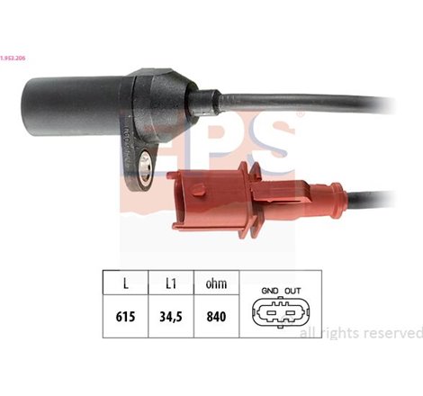 Senzor impulsuri, arbore cotit - EPS-1-953-206