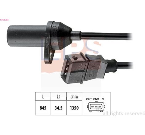 Senzor impulsuri, arbore cotit - EPS-1-953-381