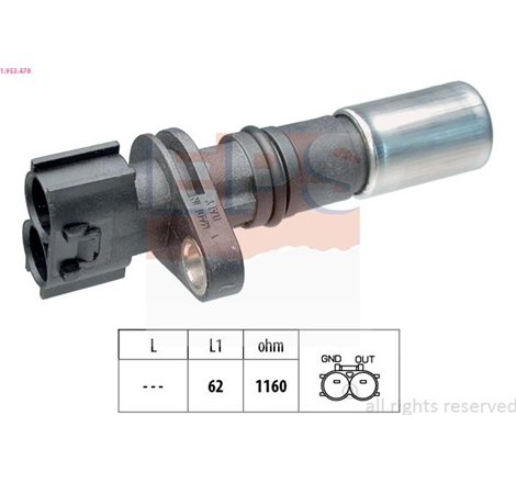 Senzor impulsuri, arbore cotit - EPS-1-953-478