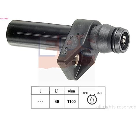 Senzor impulsuri, arbore cotit - EPS-1-953-483