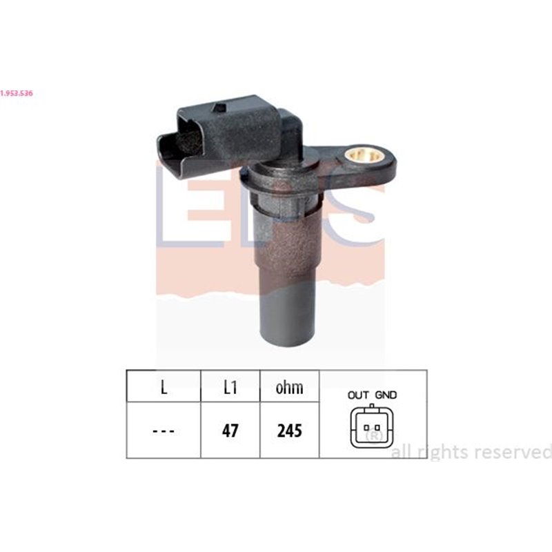 Senzor impulsuri, arbore cotit - EPS-1-953-536