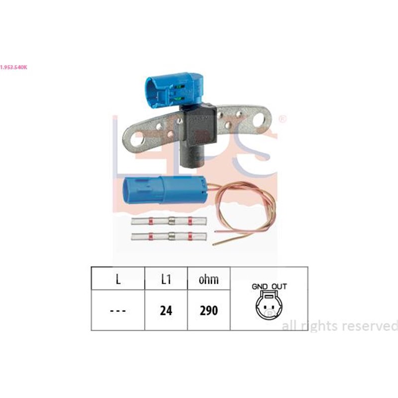 Senzor impulsuri, arbore cotit - EPS-1-953-540K