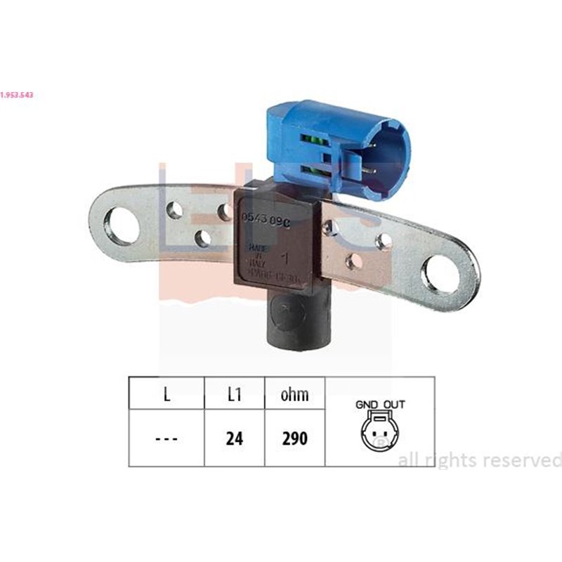 Senzor impulsuri, arbore cotit - EPS-1-953-543