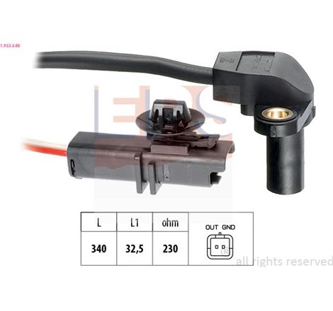 Senzor impulsuri, arbore cotit - EPS-1-953-549