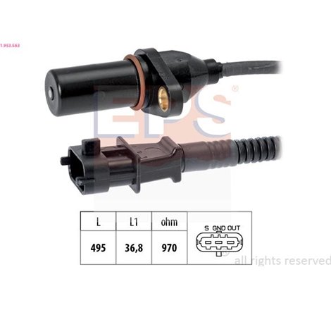Senzor impulsuri, arbore cotit - EPS-1-953-563