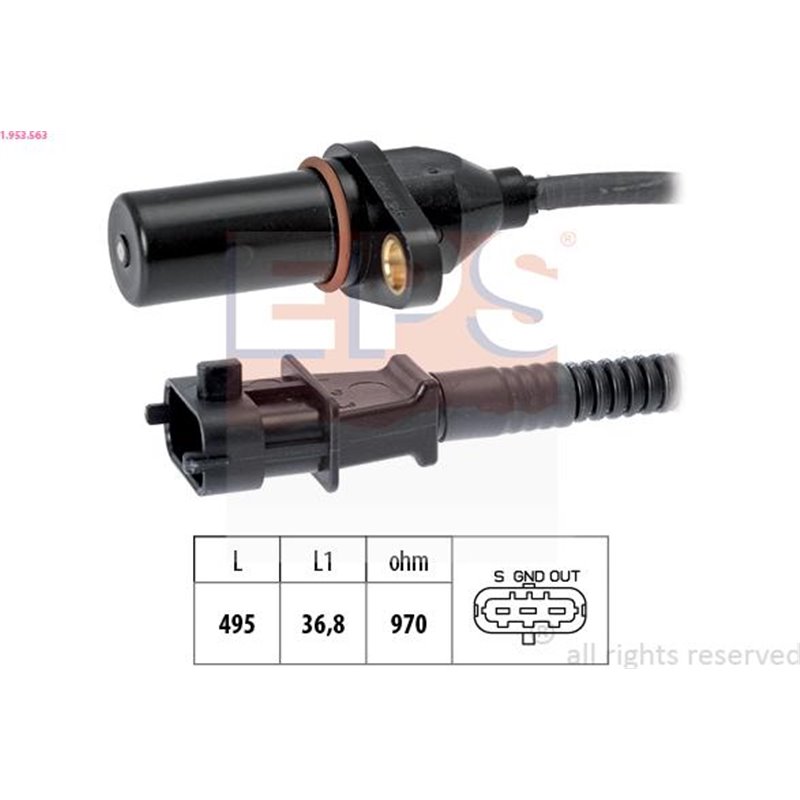 Senzor impulsuri, arbore cotit - EPS-1-953-563