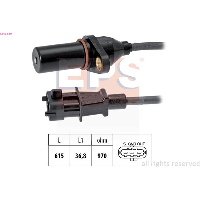 Senzor impulsuri, arbore cotit - EPS-1-953-569