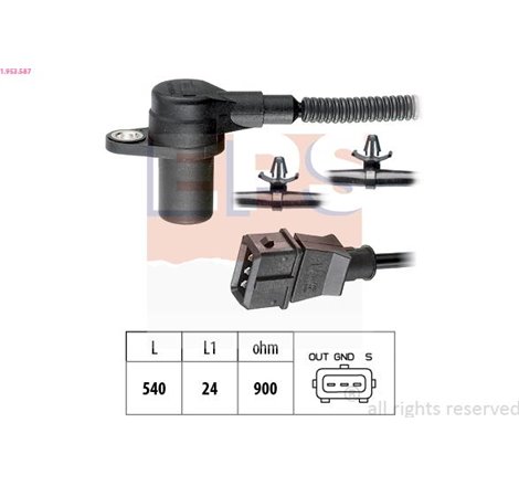 Senzor impulsuri, arbore cotit - EPS-1-953-587