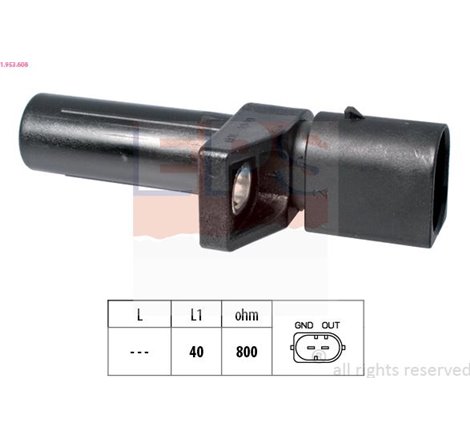 Senzor impulsuri, arbore cotit - EPS-1-953-608