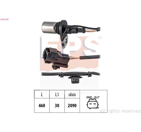 Senzor impulsuri, arbore cotit - EPS-1-953-720