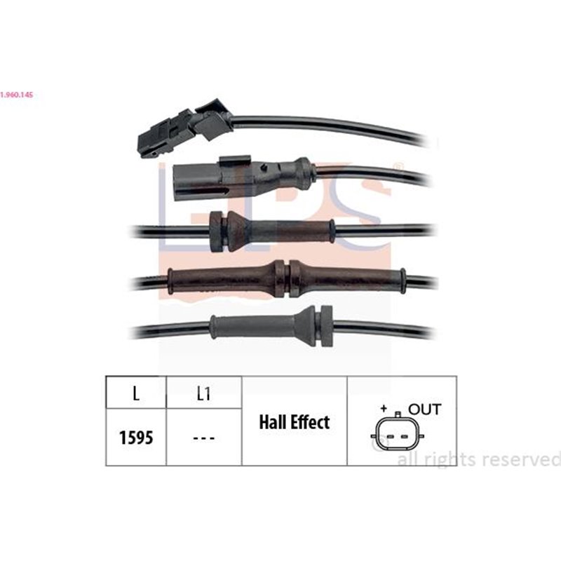 Senzor,turatie roata - EPS-1-960-145