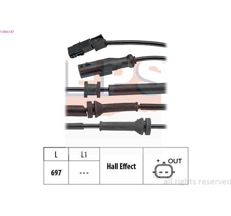 Senzor,turatie roata - EPS-1-960-147