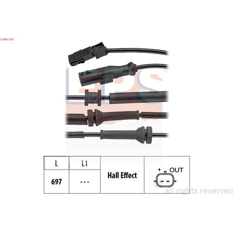 Senzor,turatie roata - EPS-1-960-147