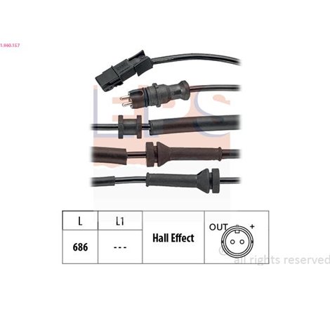 Senzor,turatie roata - EPS-1-960-157