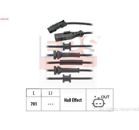 Senzor,turatie roata - EPS-1-960-169