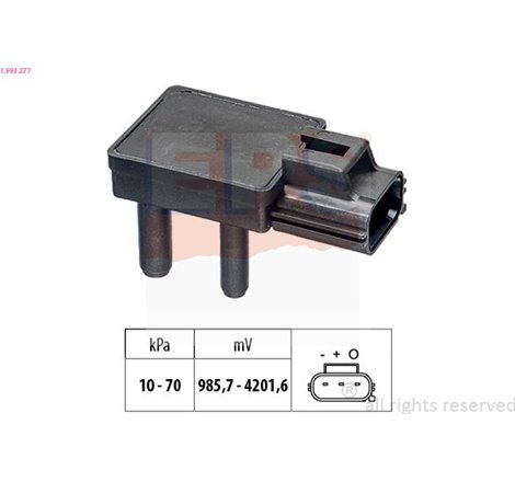 Senzor, presiune gaze evacuare - EPS-1-993-277