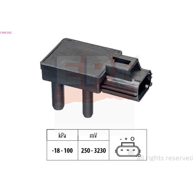 Senzor, presiune gaze evacuare - EPS-1-993-332