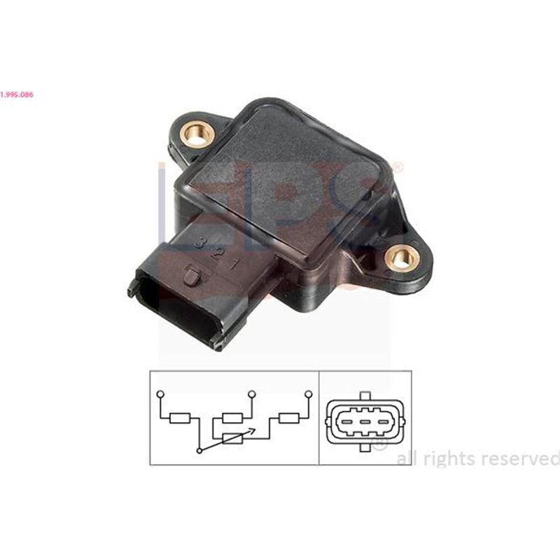 Senzor, pozitie clapeta acceleratie - EPS-1-995-086
