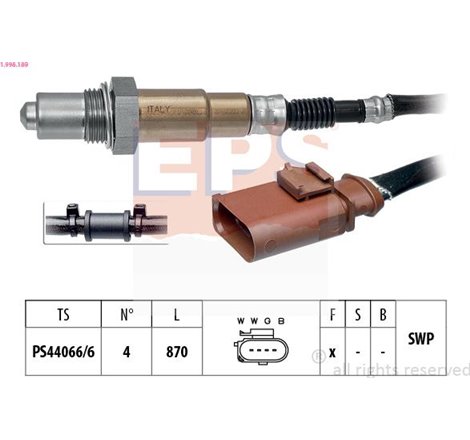 Sonda Lambda - EPS-1-998-189