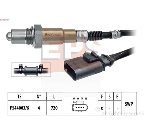 Sonda Lambda - EPS-1-998-190