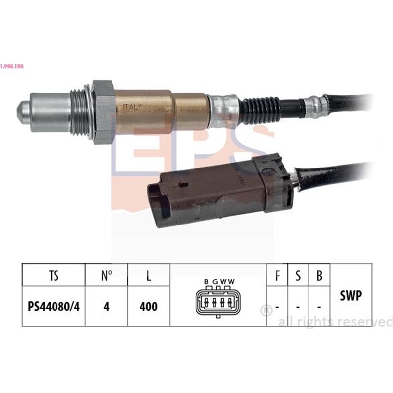Sonda Lambda - EPS-1-998-196