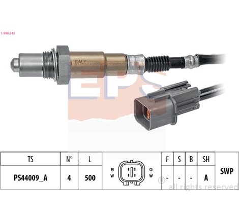 Sonda Lambda - EPS-1-998-343