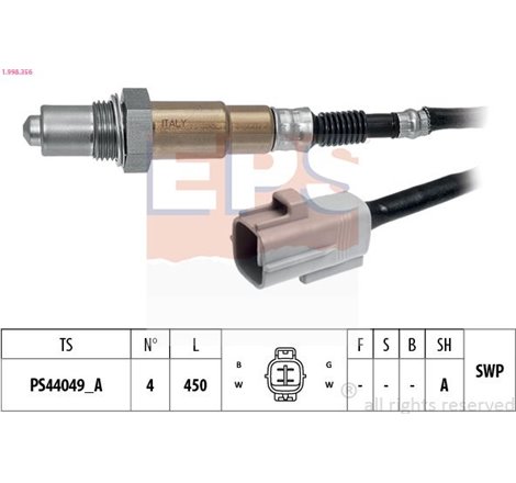 Sonda Lambda - EPS-1-998-356
