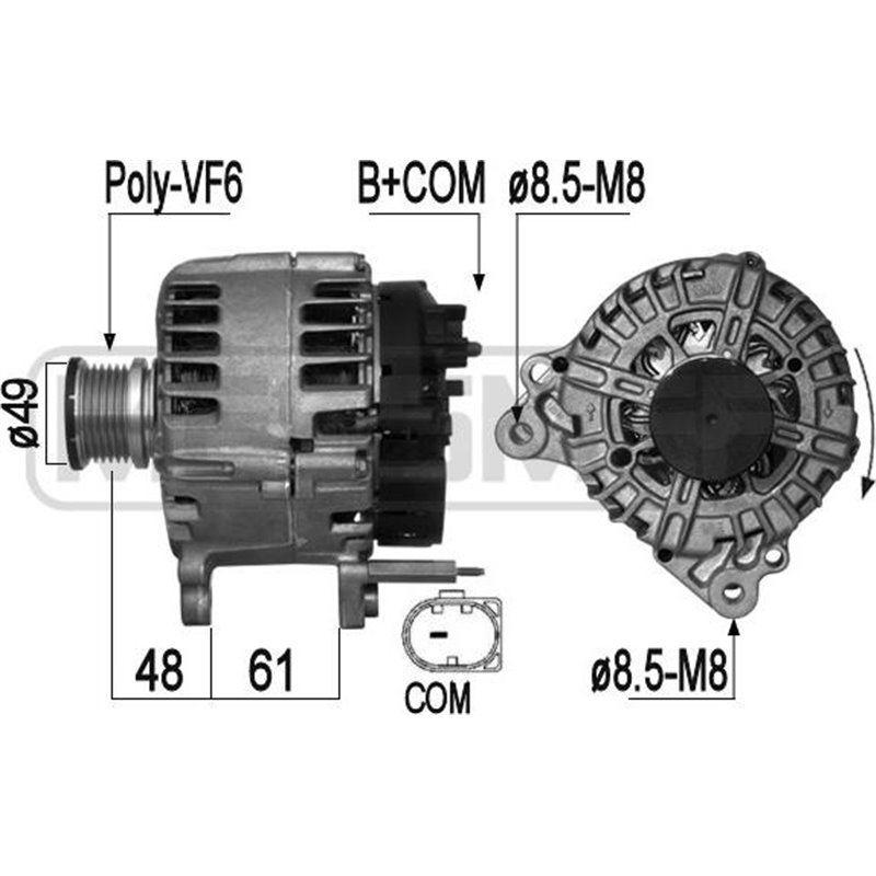 Generator / Alternator - ERA-209287A
