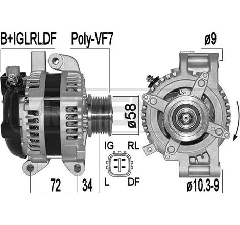 Generator / Alternator - ERA-209534A