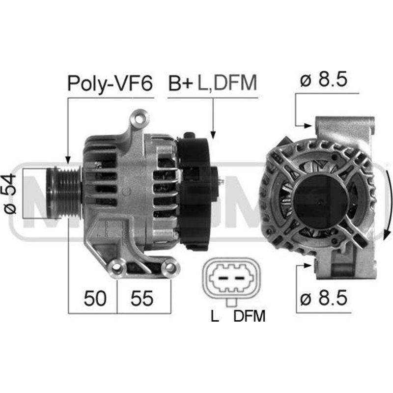 Generator / Alternator - ERA-210687A