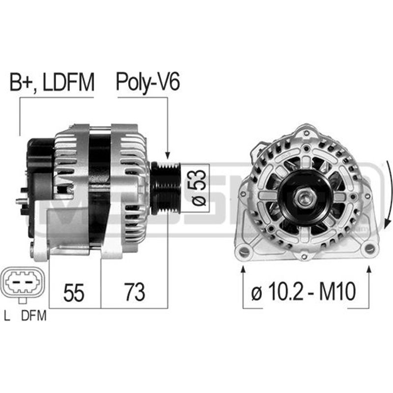 Generator / Alternator - ERA-210827A