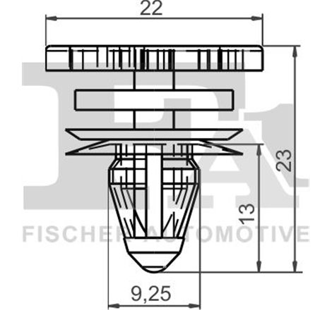 Clips. acoperire decorativa si protectie - FA1-11-40031.25 - FA1-11-40031.25