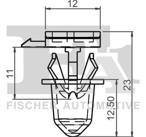 Clips. acoperire decorativa si protectie - FA1-11-40115.10 - FA1-11-40115.10