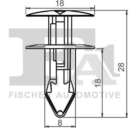 Clips. acoperire decorativa si protectie - FA1-12-20004.10 - FA1-12-20004.10