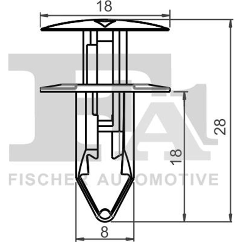 Clips. acoperire decorativa si protectie - FA1-12-20004.5 - FA1-12-20004.5