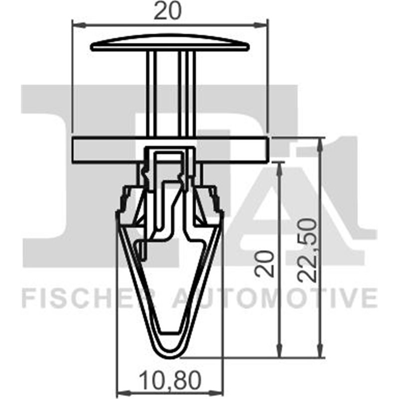 Clips. acoperire decorativa si protectie - FA1-12-20007.25 - FA1-12-20007.25