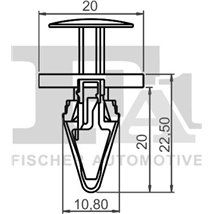 Clips. acoperire decorativa si protectie - FA1-12-20007.5 - FA1-12-20007.5
