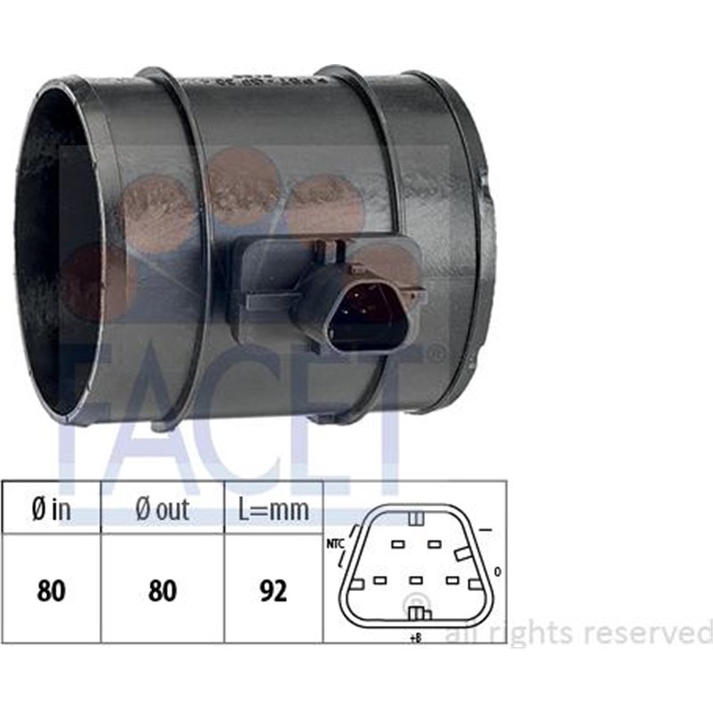 Senzor debit aer - FACET-10.1438