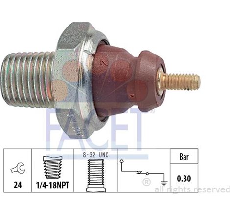 Senzor,presiune ulei - FACET-7.0011