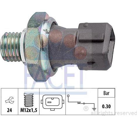 Senzor,presiune ulei - FACET-7.0071