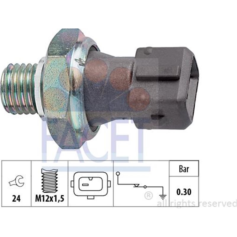 Senzor,presiune ulei - FACET-7.0071