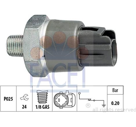 Senzor,presiune ulei - FACET-7.0114
