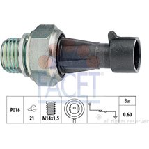 Senzor,presiune ulei - FACET-7.0129